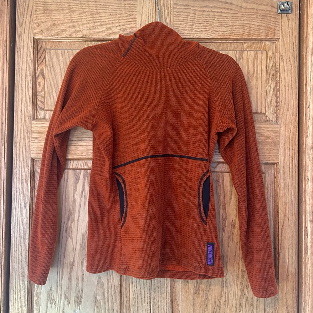 Melanzana Rust Orange Hoodie